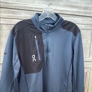 On Running Blue Long Sleeve Tee